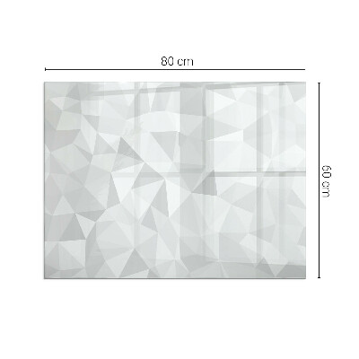 Židinio stiklas stačiakampis Abstraktus geometrinis raštas