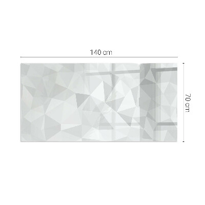 Židinio stiklas stačiakampis Abstraktus geometrinis raštas