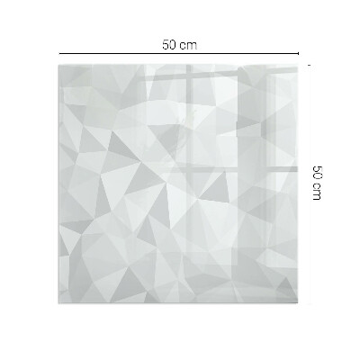Židinio stiklas stačiakampis Abstraktus geometrinis raštas