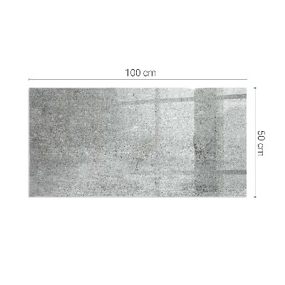 Židinio stiklas stačiakampis Neapdoroto betono tekstūra