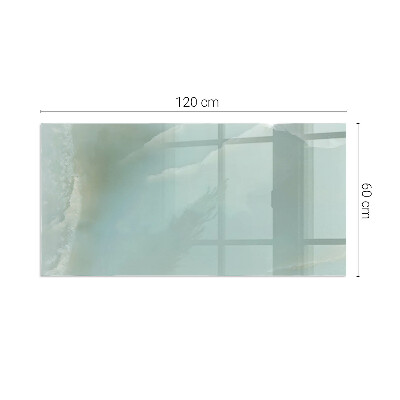 Židinio stiklas stačiakampis Subtilus marmuro raštas