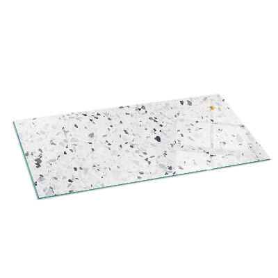 Židinio stiklas stačiakampis Akmens raštas su dalelėmis