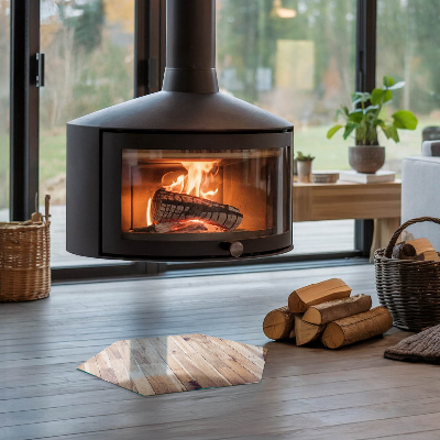 Stiklas po židiniu šešiakampis Medinis raštas geometrinėje kompozicijoje