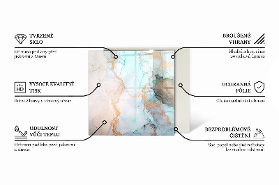 Stiklas po židiniu šešiakampis Natūralios medienos tekstūra