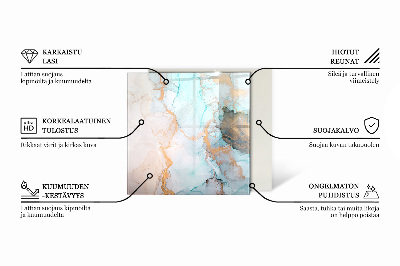 Stiklas po židiniu šešiakampis Stilingi lapai struktūroje