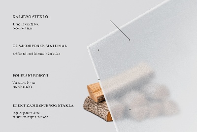 Stiklas po židiniu Semitransparentinis šešiakampis