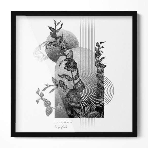 Juoda Rėmas Paveikslui 50x50 cm