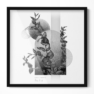 Juoda Rėmas Paveikslui 50x50 cm