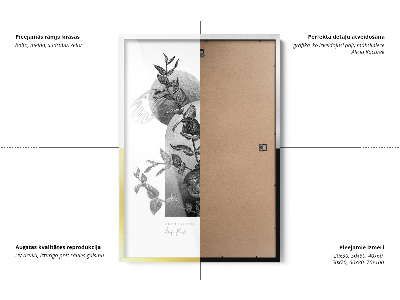 Juoda Plakatų Rėmelis 60x80 cm