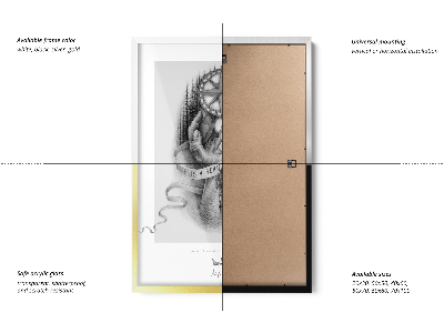 Juoda Plakatų Rėmelis 60x80 cm