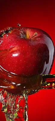 Vidiniai langų roletai Raudonas obuolys gelmėse