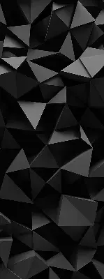 Vidiniai roletai Juodasis origami