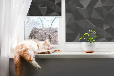 Vidiniai roletai Juodasis origami