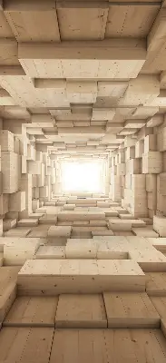 Vidiniai langų roletai 3D medinė skylė