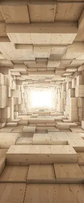 Vidiniai langų roletai 3D medinė skylė