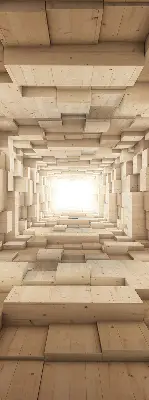 Vidiniai langų roletai 3D medinė skylė