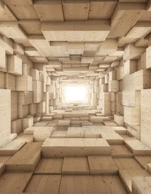 Vidiniai langų roletai 3D medinė skylė