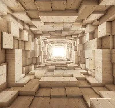 Vidiniai langų roletai 3D medinė skylė