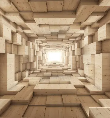 Vidiniai langų roletai 3D medinė skylė
