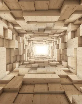 Vidiniai langų roletai 3D medinė skylė