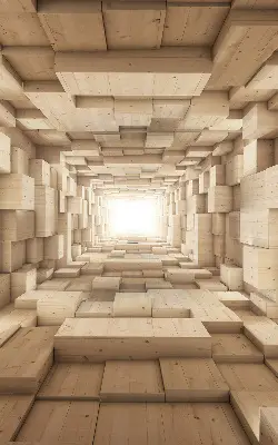 Vidiniai langų roletai 3D medinė skylė