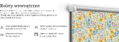 Medžiaginiai roletai Gėlės