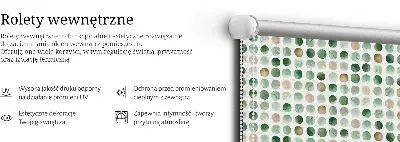 Vidiniai langų roletai Žali apskritimai