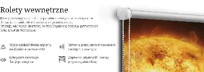 Vidiniai langų roletai Geltonas tinklelis