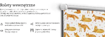 Vidiniai langų roletai Lapės