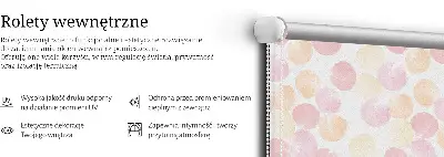 Medžiaginiai roletai Spalvingos dėmės