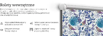 Vidiniai roletai Mėlynos medžių gėlės