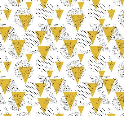 Roletai langams Trikampiai ir apskritimai, sudaryti iš taškų