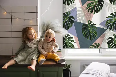 Vidiniai roletai langams Augalo lapai