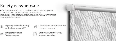 Medžiaginiai roletai 3D kubai