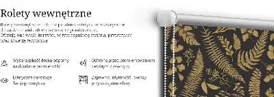 Roletai langams Geltoni paparčiai