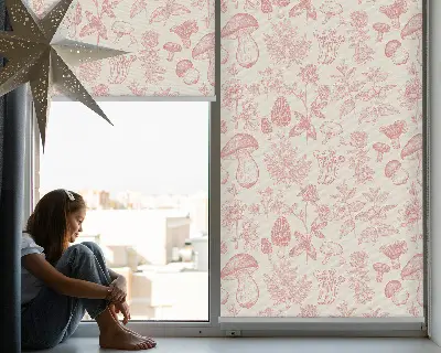 Vidiniai roletai Piešti grybai