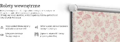 Vidiniai roletai Piešti grybai