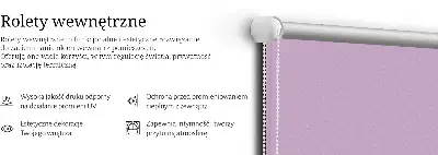 Medžiaginiai roletai Rožinė