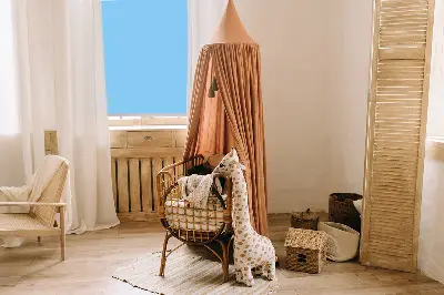 Roletai balkono durims Mėlyna