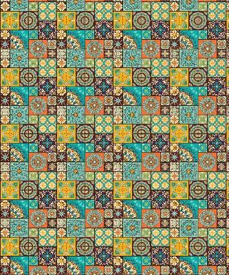 Vidiniai langų roletai Spalvinga mandala