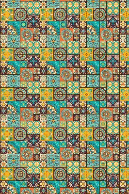 Vidiniai langų roletai Spalvinga mandala