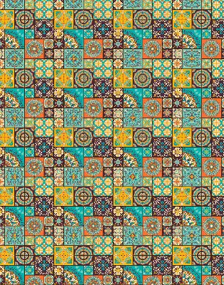 Vidiniai langų roletai Spalvinga mandala