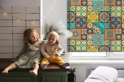 Vidiniai langų roletai Spalvinga mandala