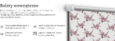 Vidiniai roletai langams Origami gulbės
