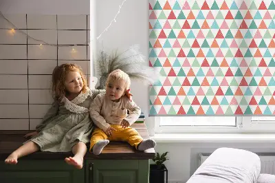 Roletai langams Spalvingi trikampiai