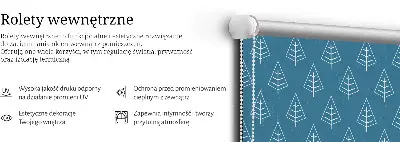Vidiniai roletai Medžiai lietuje