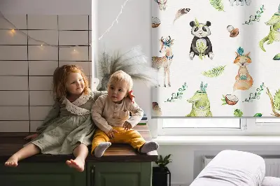 Roletai balkono durims Gyvūnai ir augalai