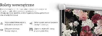 Vidiniai roletai Rožių puokštė