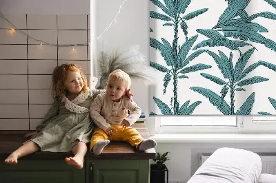 Roletai langams Palmių lapai