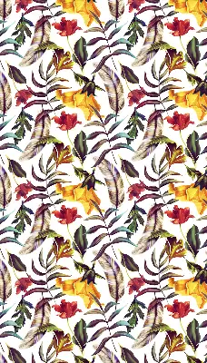 Roletai balkono durims Spalvingos gėlės